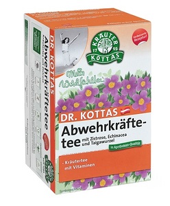 Abwehrkräfte-Tee  Dr Kottas Arzneitees in der Online Apotheke der Barmherzigen Brüder